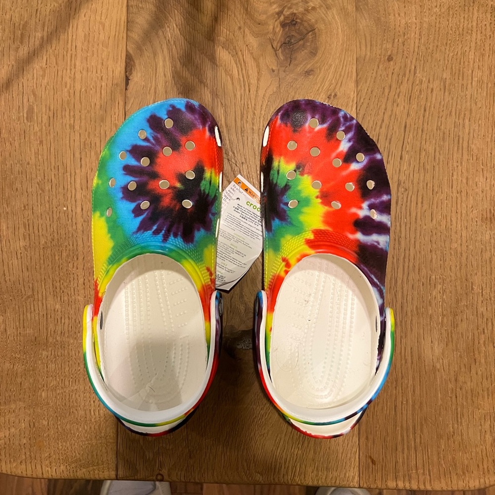 Rainbow Crocs
